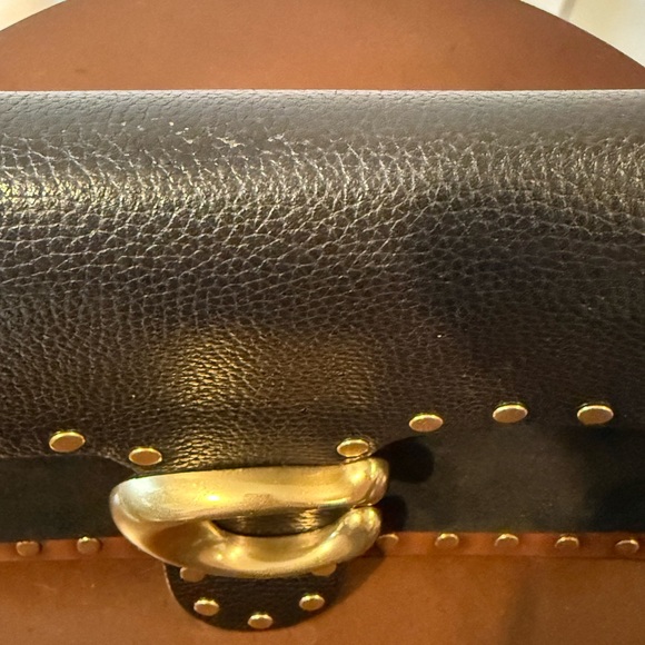 Coach Tabby 26 Brown and Black Studded Bag - Picture 2 of 6